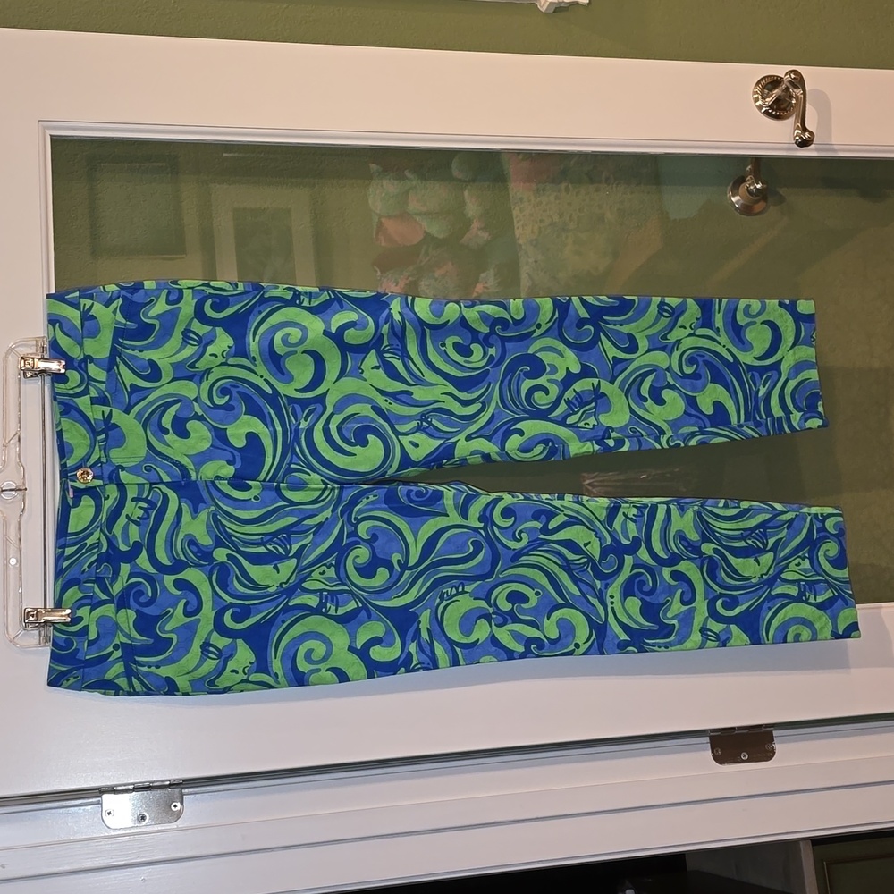 Lilly Pulitzer Kelly Pant Canopy Green I'm No Angel